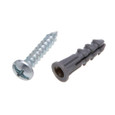 Metallics WAKJ22 Anchors 3/16 Gry Plas Wall Ancr Kit, 6 (Jar 200)