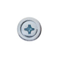 Metallics WDW1M 8 x 1/2 in. Wafer Head Phillips Sharp Point Drywall Screws - Steel Zinc - 1000qty