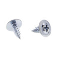 Metallics WDW1M 8 x 1/2 in. Wafer Head Phillips Sharp Point Drywall Screws - Steel Zinc - 1000qty