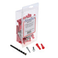 Metallics WAK15D Anchors 5/16 Red Plas Wall Ancr Kit, 1 (Clam 100)