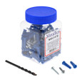 Metallics WAKJ14TB Anchors 1/4 Blu Plas Wall Ancr Kit, 10 (Jar 200)