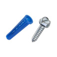 Metallics WAKJ15114HB Anchors 5/16 Blu Plas Wall Ancr Kit (Jar 100)