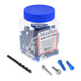 Metallics WAKJ15114HB Anchors 5/16 Blu Plas Wall Ancr Kit (Jar 100)