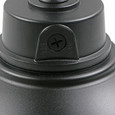 NUVO Lighting 65-661 LED Gooseneck, 30W/40W/50W, CCT Selectable 3K/4K/5K, Black, 120-277V, With Photocell