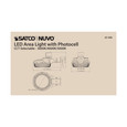 NUVO Lighting 65-686 60W LED Area Light with Photocell, CCT Selectable and Dimmable, Bronze Finish, 120-277V, Ultra Bright Lumens