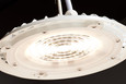 NUVO Lighting 65-971 60W, Hi-Pro Shop Light with Plug, 8in Dia., 4000K, White Finish, 120V