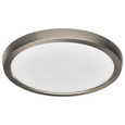 NUVO Lighting 62-1923 Blink Performer, 11W LED, 9in Square Fixture, Brushed Nickel Finish, 5 CCT Selectable