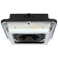 NUVO Lighting 65-636 Square LED, Wide Beam Angle Canopy Light, 3K/4K/5K CCT Selectable, 20W/30W/45W Wattage Selectable, Bronze Finish