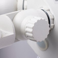 NUVO Lighting 65-711 LED Security Light, Dual Head, Motion Sensor Included, White Finish, 3000K