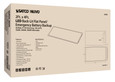 NUVO Lighting 65-586 LED Emergency Backlit Flat Panel, 50W, 2ft x 4ft, Selectable CCT, 100-347V