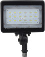 NUVO Lighting 65-535R1 LED Medium Flood Light, 30W, 4000K, Bronze Finish, 100V-277V, Dimmable