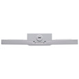 NUVO Lighting 65-1011 LED Linear High-Bay With Interchangeable Lens, 110W/130W/155W Wattage Selectable, 3K/4K/5K CCT Selectable