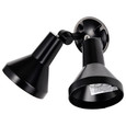 NUVO Lighting SF77-701 2 Light, 15in, Flood Light, Exterior, PAR38 with Adjustable Swivel, Black Finish