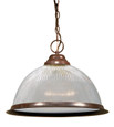 NUVO Lighting SF76-690 1-Light, 15in, Pendant, Frosted Prismatic Dome, Old Bronze Finish