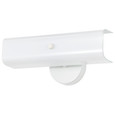 NUVO Lighting SF77-087 2 Light, 14in, Vanity, with White U Channel Glass, White Finish