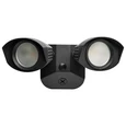 NUVO Lighting 65-214 LED Security Light, Dual Head, Black Finish, 3000K