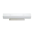 NUVO Lighting NUV-SF77-088 4 Light - 24" - Vanity - with White "U" Channel Glass - White Finish