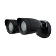 NUVO Lighting 65-714 LED Security Light, Dual Head, Black Finish, 3000K
