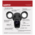 NUVO Lighting 65-901 Bullet Outdoor SMART Security Camera, Starfish enabled, Black Finish