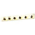 NUVO Lighting SF77-190 6 Light, 36in, Vanity, Strip, Polished Brass Finish