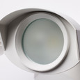 NUVO Lighting 65-216 LED Security Light, Dual Head, White Finish, 4000K