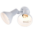 NUVO Lighting SF77-488 2 Light, 15in, Flood Light, Exterior, PAR38 with Adjustable Swivel, White Finish