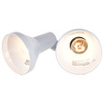 NUVO Lighting SF77-488 2 Light, 15in, Flood Light, Exterior, PAR38 with Adjustable Swivel, White Finish