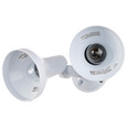 NUVO Lighting SF77-488 2 Light, 15in, Flood Light, Exterior, PAR38 with Adjustable Swivel, White Finish