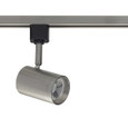 NUVO Lighting NUV-TH477 1 Light - LED - 12W Track Head - Small Cylinder - Brushed Nickel - 36 Deg. Beam