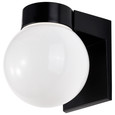 NUVO Lighting NUV-SF77-141 1 Light - 8" - Utility - Wall Mount - With White Glass Globe - Bronzotic Finish