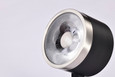 NUVO Lighting TH636 12W LED Track Head, Round, 3000K, Matte Black and Brushed Nickel Finish