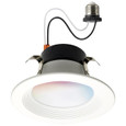 Satco Lighting SAT-S11568 10.5 Watt - LED Retrofit Downlight - 4 Inch Round - Starfish IOT - RGB & Tunable White - 120 Volt - 90 CRI - White Finish
