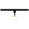 NUVO Lighting NUV-TH637 12 Watt LED Small Cylindrical Track Head - 3000K - Matte Black and Brushed Brass Finish