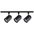 NUVO Lighting TK323 3 Light, R30, Bullet Cylinder Track Kit, 4 foot Track, Black