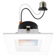 Satco Lighting SAT-S11569 10.5 Watt - LED Retrofit Downlight - 4 Inch Square - Starfish IOT - RGB & Tunable White - 120 Volt - 90 CRI - White Finish