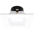 SATCO Lighting S11569 10.5W, LED Retrofit Downlight, 4in Square, Starfish IOT, RGB & Tunable White, 120V, 90 CRI, White Finish