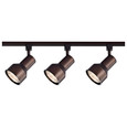 NUVO Lighting TK361 3 Light, R30, Step Cylinder Track Kit, 4 foot Track, Russet Bronze