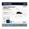 Satco Lighting SAT-S11570 13 Watt - LED Retrofit Downlight - 5-6 Inch Round - Starfish IOT - RGB & Tunable White - 120 Volt - 90 CRI - White Finish