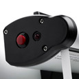 SATCO Lighting 67-113 Red (Clear) Edge Lit LED Exit Sign, 90min Ni-Cad backup, 120/277V, Single Face, Top/Back/End Mount