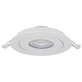 SATCO Lighting S11840 9W, CCT Selectable, LED Direct Wire Downlight, Gimbaled, 4in Round, Remote Driver, White