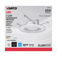 Satco Lighting SAT-S39315 7.2 Watt LED Downlight Retrofit - 5-6 Inches - 5000K - 120 Volt - White Finish