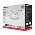 SATCO Lighting S39315 7.2W LED Downlight Retrofit, 5-6in, 5000K, 120V, White Finish