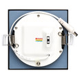 SATCO Lighting S11876 10W, LED Direct Wire Downlight, Edge-lit, 4 inch, CCT Selectable, 120V, Dimmable, Square, Remote Driver