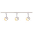 NUVO Lighting TK403 Track Lighting Kit, 12W LED, 3000K, 4 foot Track, 36 degree, Round shape, White finish
