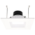 SATCO Lighting S11571 13W, LED Retrofit Downlight, 5-6in Square, Starfish IOT, RGB & Tunable White, 120V, 90 CRI, White Finish