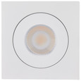 SATCO Lighting S11841 9W, CCT Selectable, LED Direct Wire Downlight, Gimbaled, 4in Square, Remote Driver, White