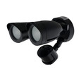 NUVO Lighting 65-721 LED Security Light, Dual Head, Motion Sensor Included, Black Finish, 4000K