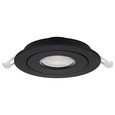 SATCO Lighting S11842 9W, CCT Selectable, LED Direct Wire Downlight, Gimbaled, 4in Round, Remote Driver, Black