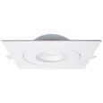 Satco Lighting SAT-S11861 15 Watt - CCT Selectable - LED Direct Wire Downlight - Gimbaled - 6 Inch Square - Remote Driver - White