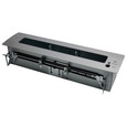 SATCO Lighting 67-116 Green (Clear) Edge Lit LED Exit Sign, 2.94 Watts, Single Face, 120V/277V, Clear Finish